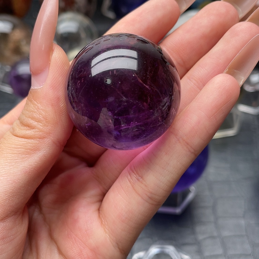 子***辰未镶嵌紫晶珠宝半成品3