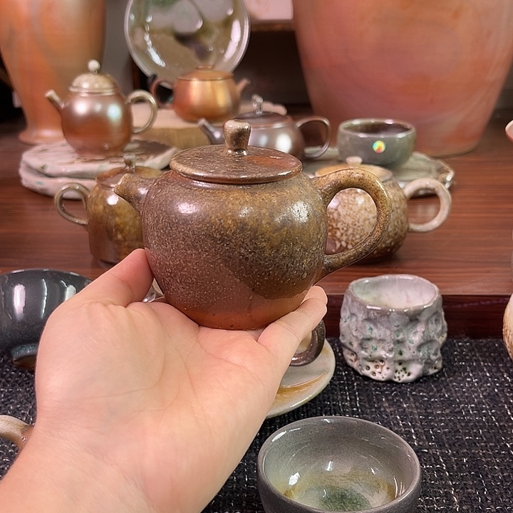 柴烧苹果壶微瑕福利款