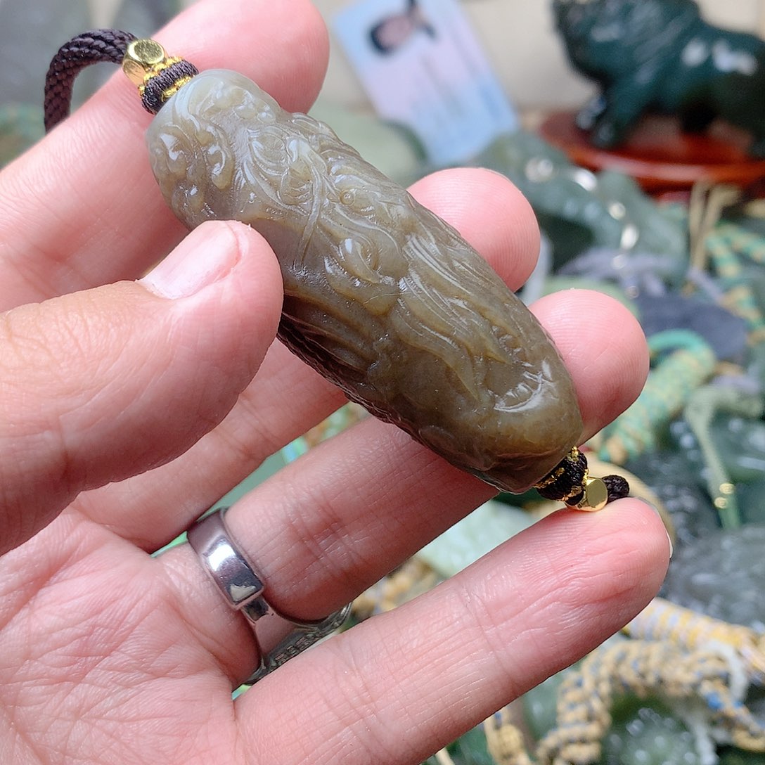 和田玉未镶嵌颈饰l***-