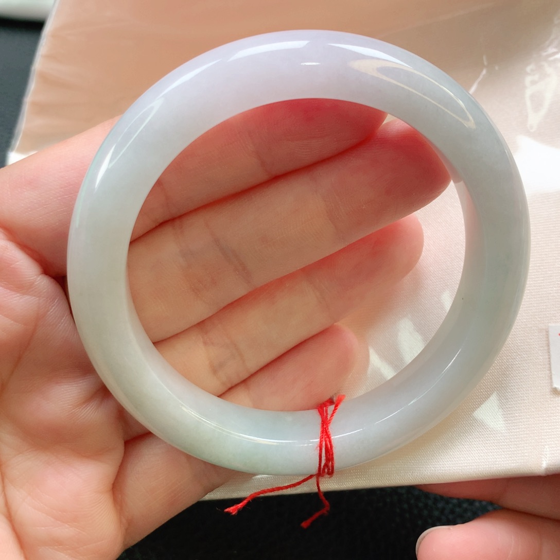 翡翠未镶嵌手镯57正