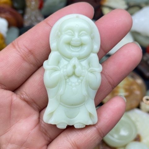 和田玉颈饰未镶嵌13