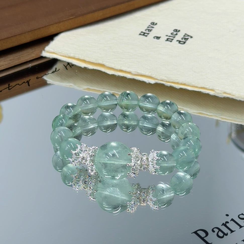 11mm薄荷绿荧石设计款