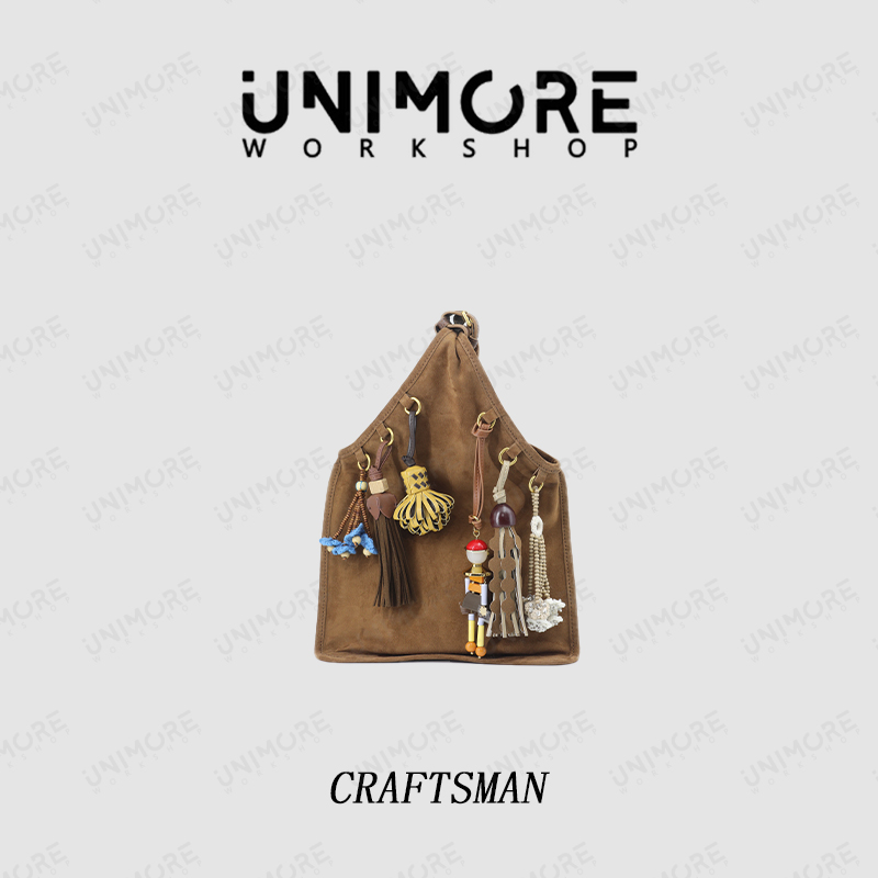 造物至定制【秀场挂件手提包】头层羊筋皮 高级定制手提包