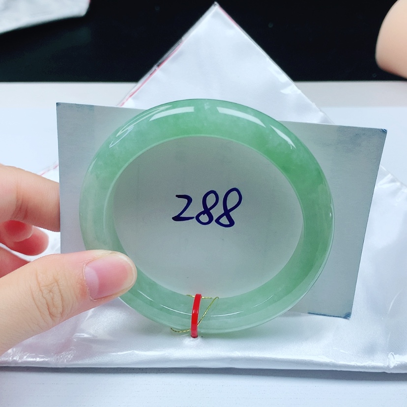 【闪购商品】翡翠未镶嵌手镯天然缅甸a货手镯54+