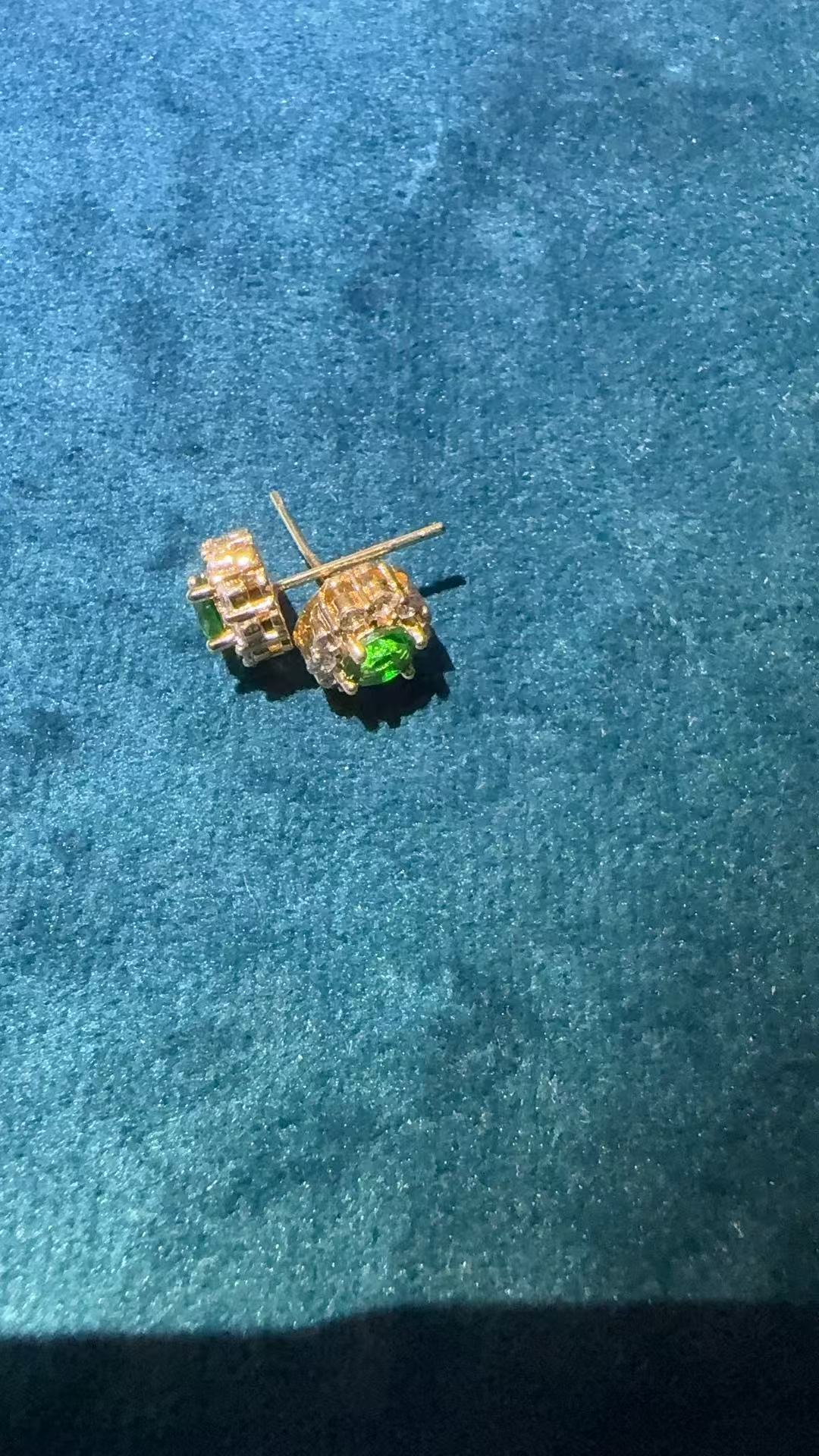 原创小众森林绿耳饰Ht1516