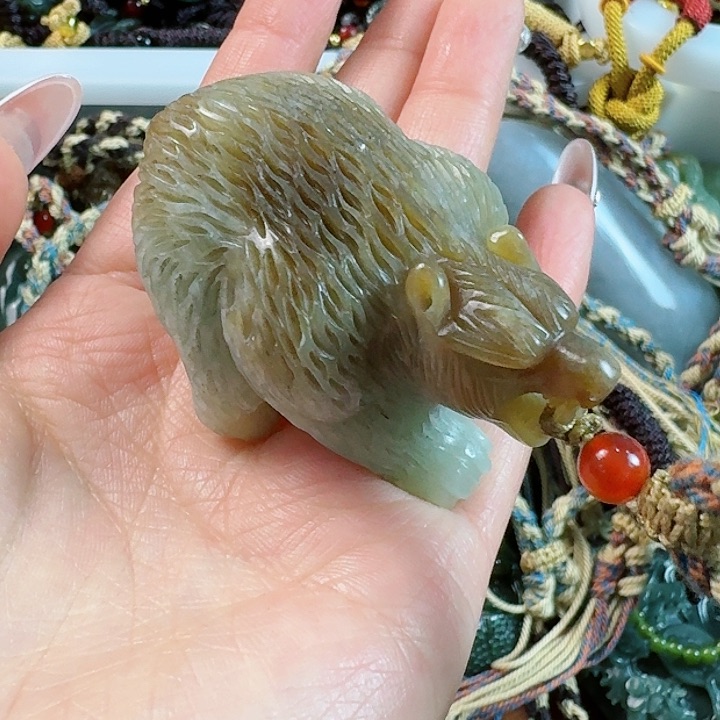 和田玉把件未镶嵌