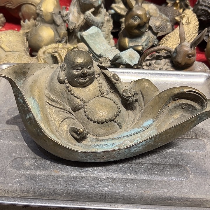 用***9黄铜摆件，文房工艺品摆件