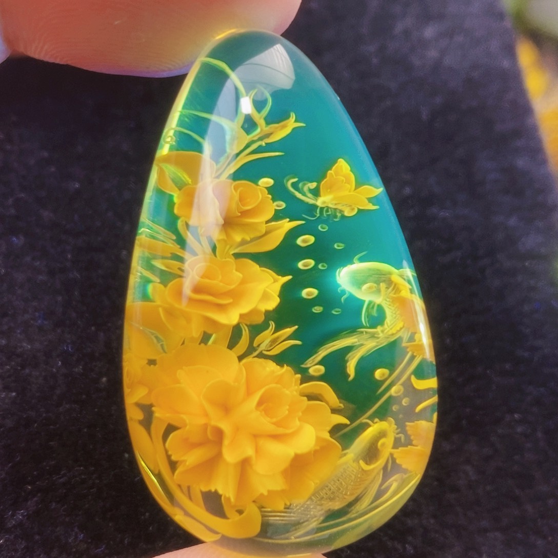 【闪购商品】未镶嵌吊坠(不含链)金珀