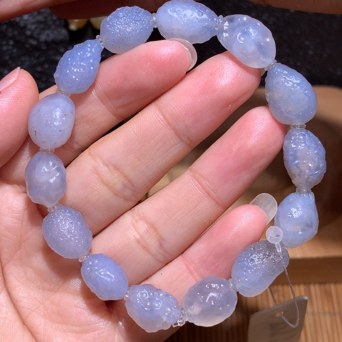 未镶嵌玛瑙/玉髓珠宝半成品