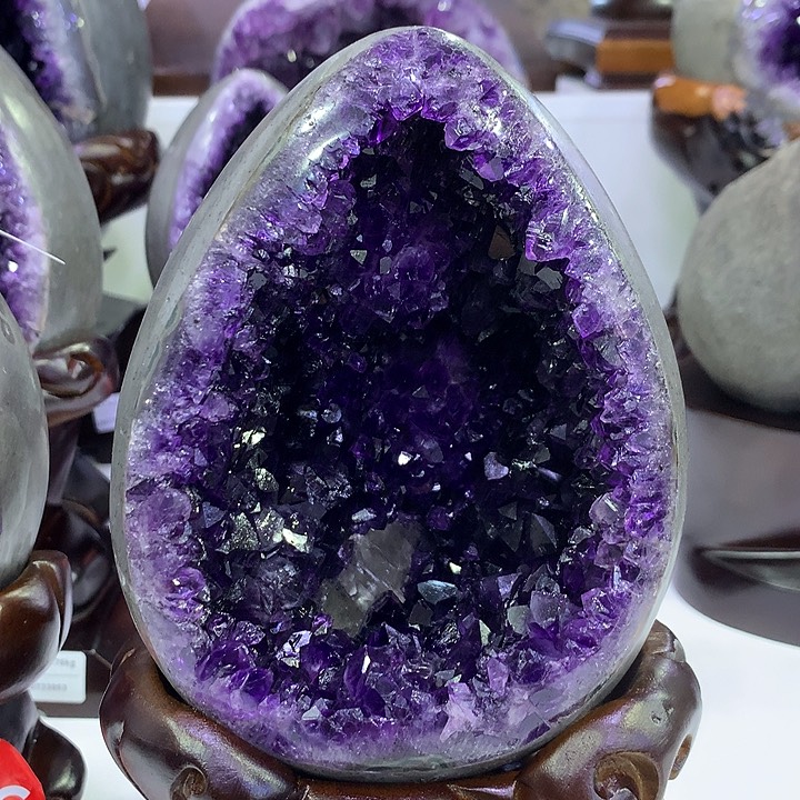 紫晶大型摆件（非配饰）未镶嵌橘***阳蛋