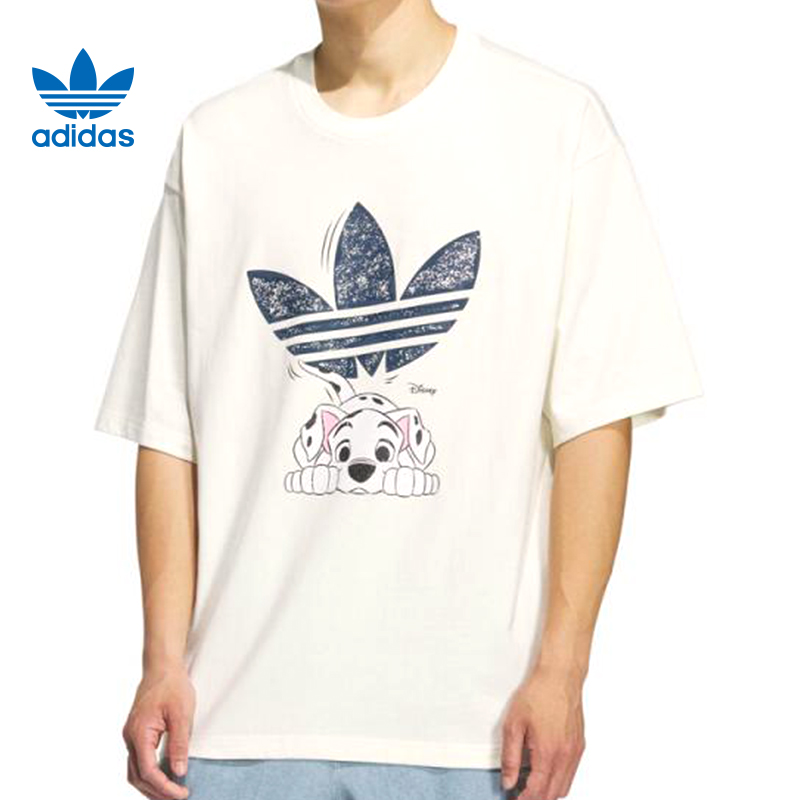 adidas阿迪达斯【太】三叶草男子运动休闲短袖T恤KG6683