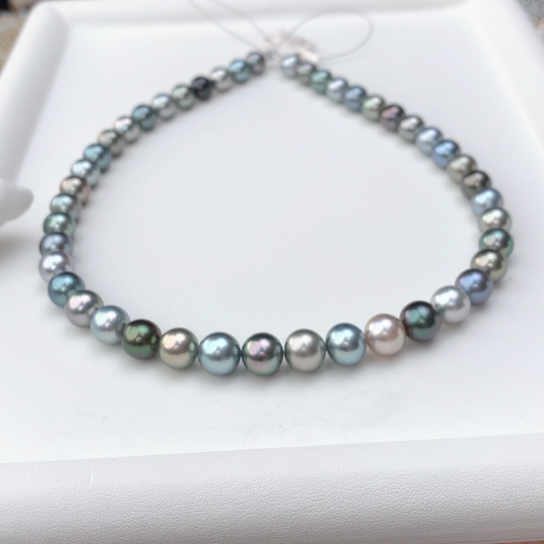 海水珍珠颈饰银S925镶嵌