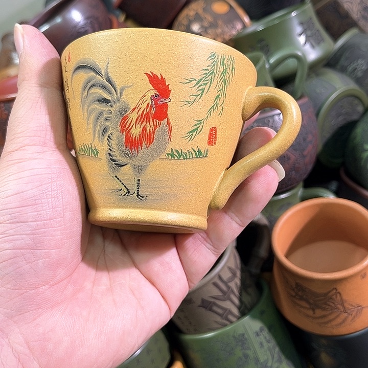 茶杯紫砂全手工紫砂主人杯