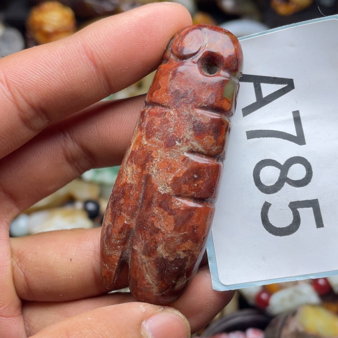 和田玉（糖玉）挂件未镶嵌