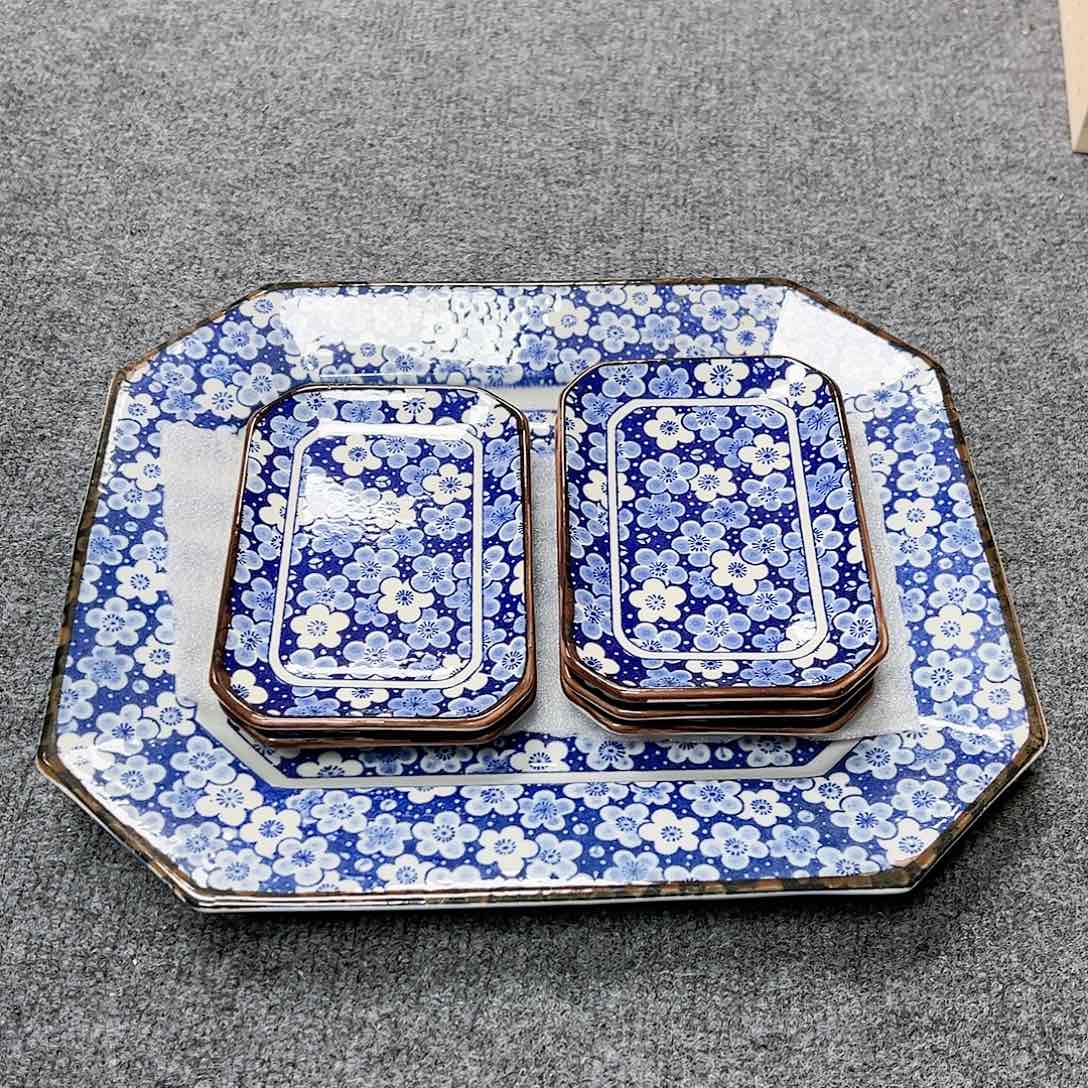 柴窑茶具茶杯茶壶盘子6件套