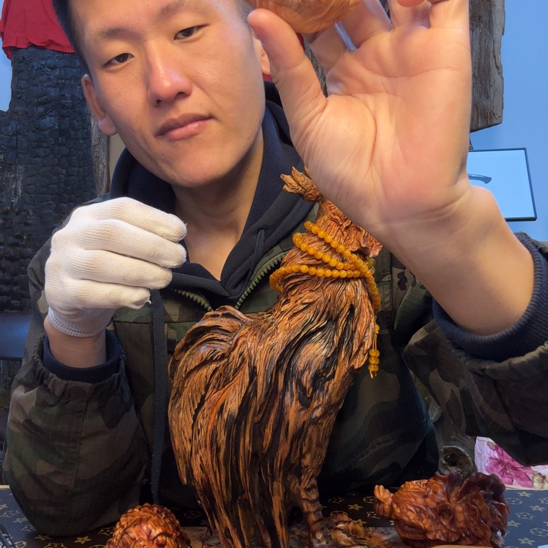 无事牌松木（琥珀木）雷击木1号猪蹄