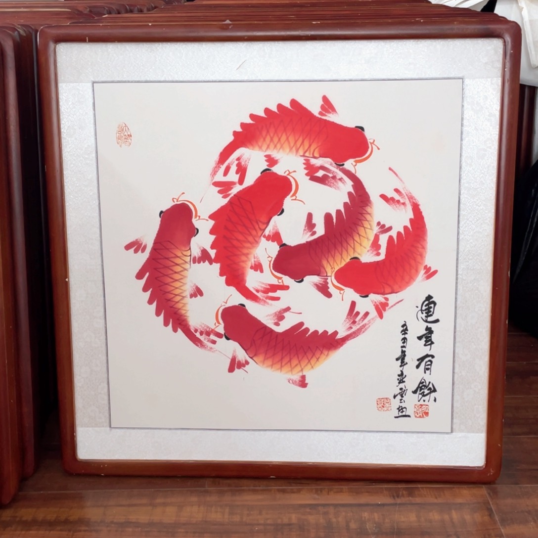 国画带框尺寸63*63厘米