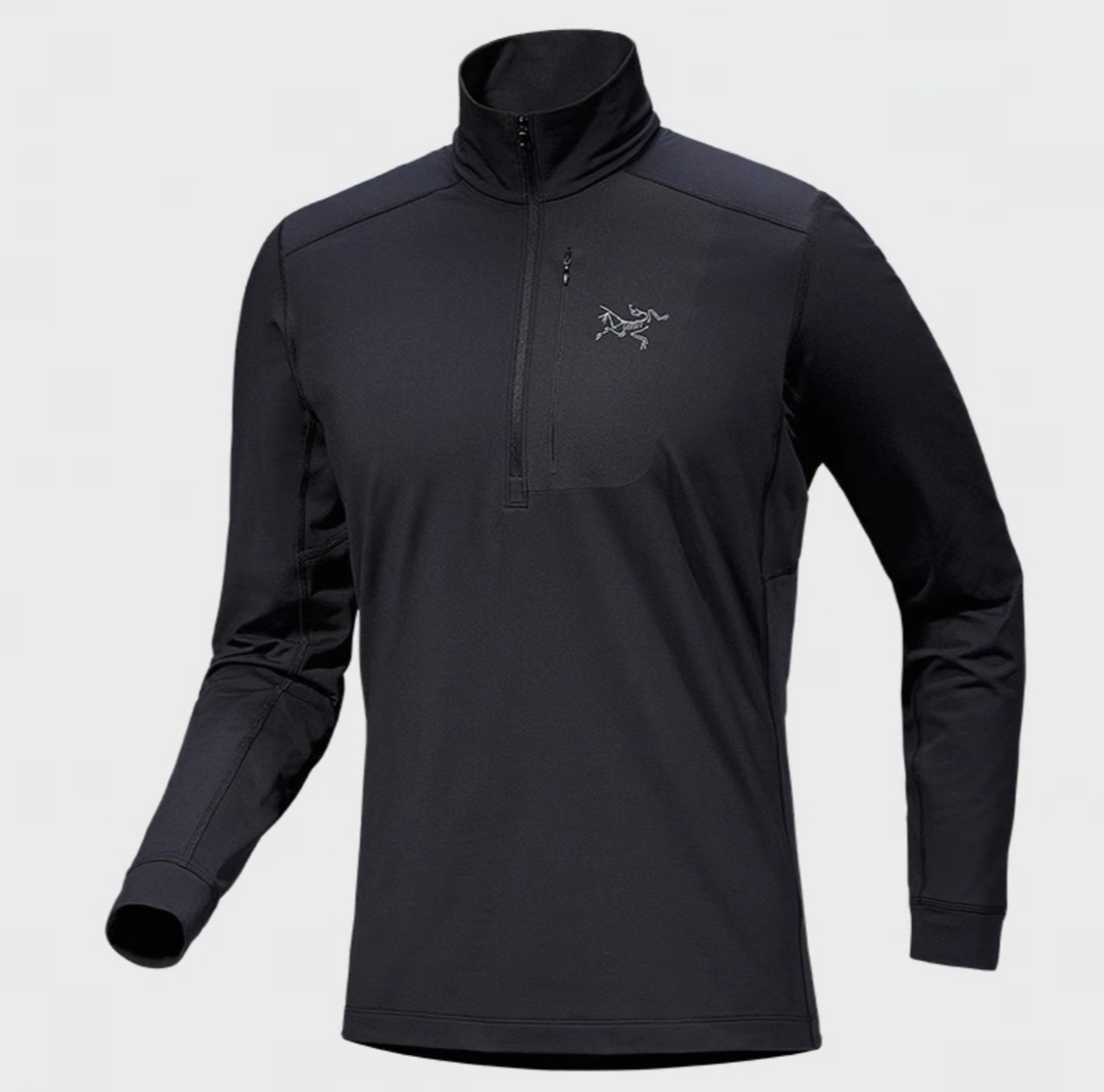  Arcteryx始祖鸟RHO LT Zip Neck抓绒抓绒衣加绒保暖半拉链立领链