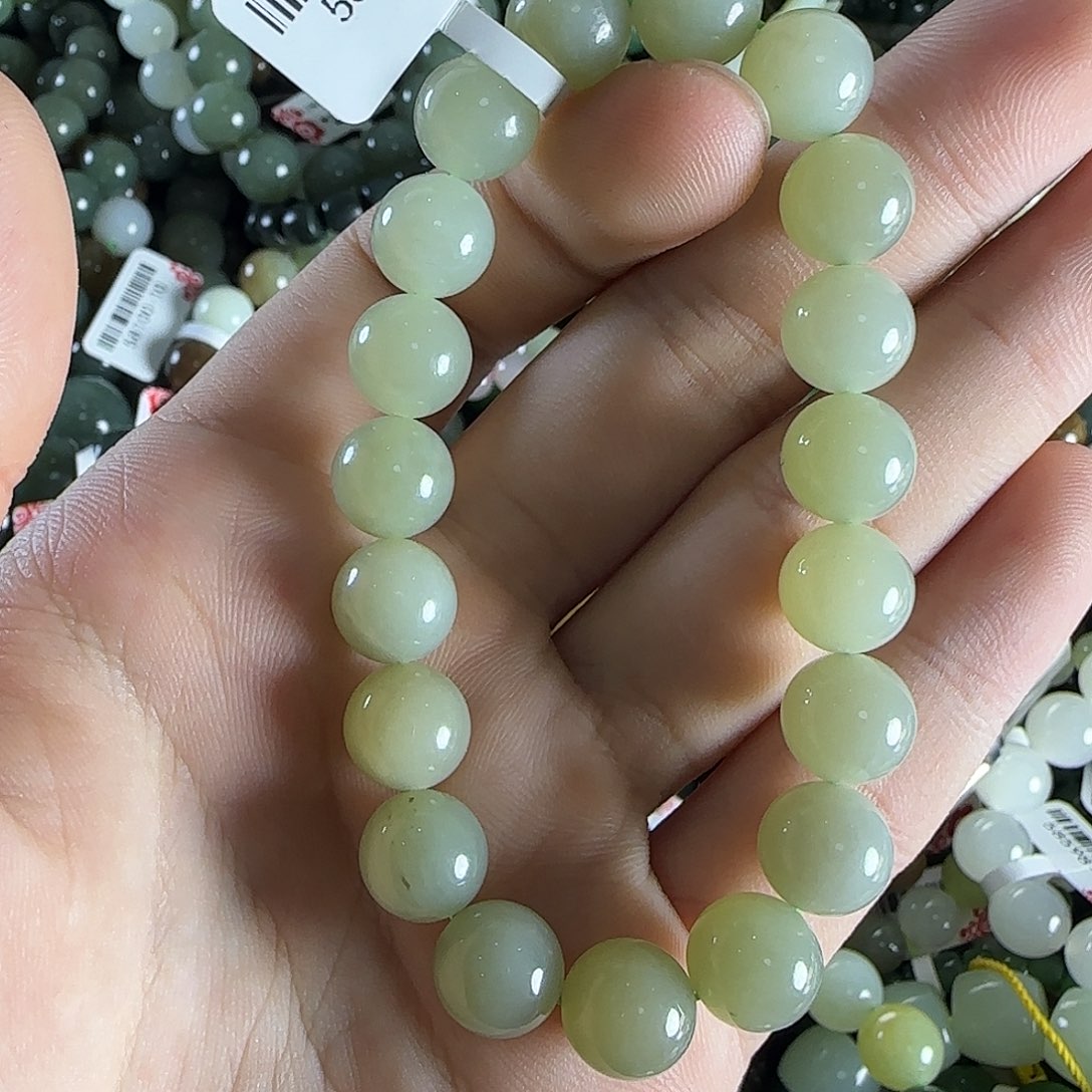 和田玉手链未镶嵌7