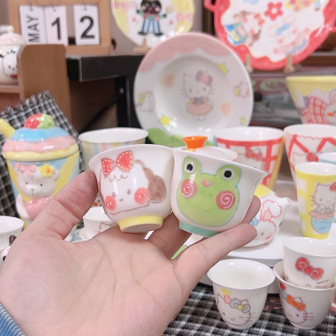 可爱陶瓷高温手作