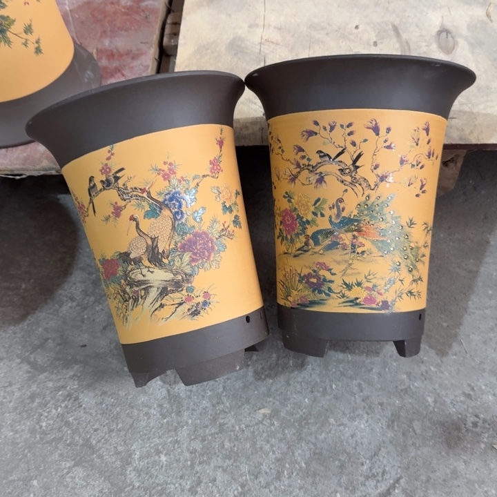 紫砂花盆 高度26口径21