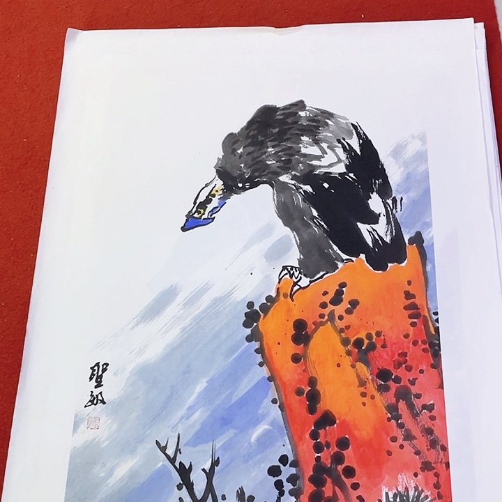 国画张圣敏先生纯手绘作品