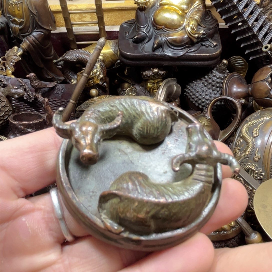 铜器把玩摆件直播1