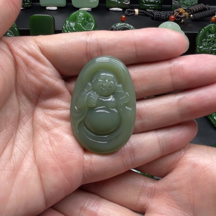 和田玉（碧玉）未镶嵌颈饰