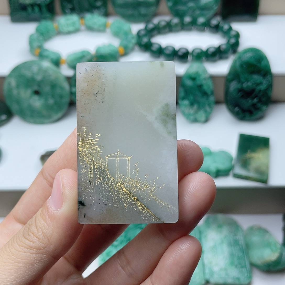 *****独山玉未镶嵌挂件