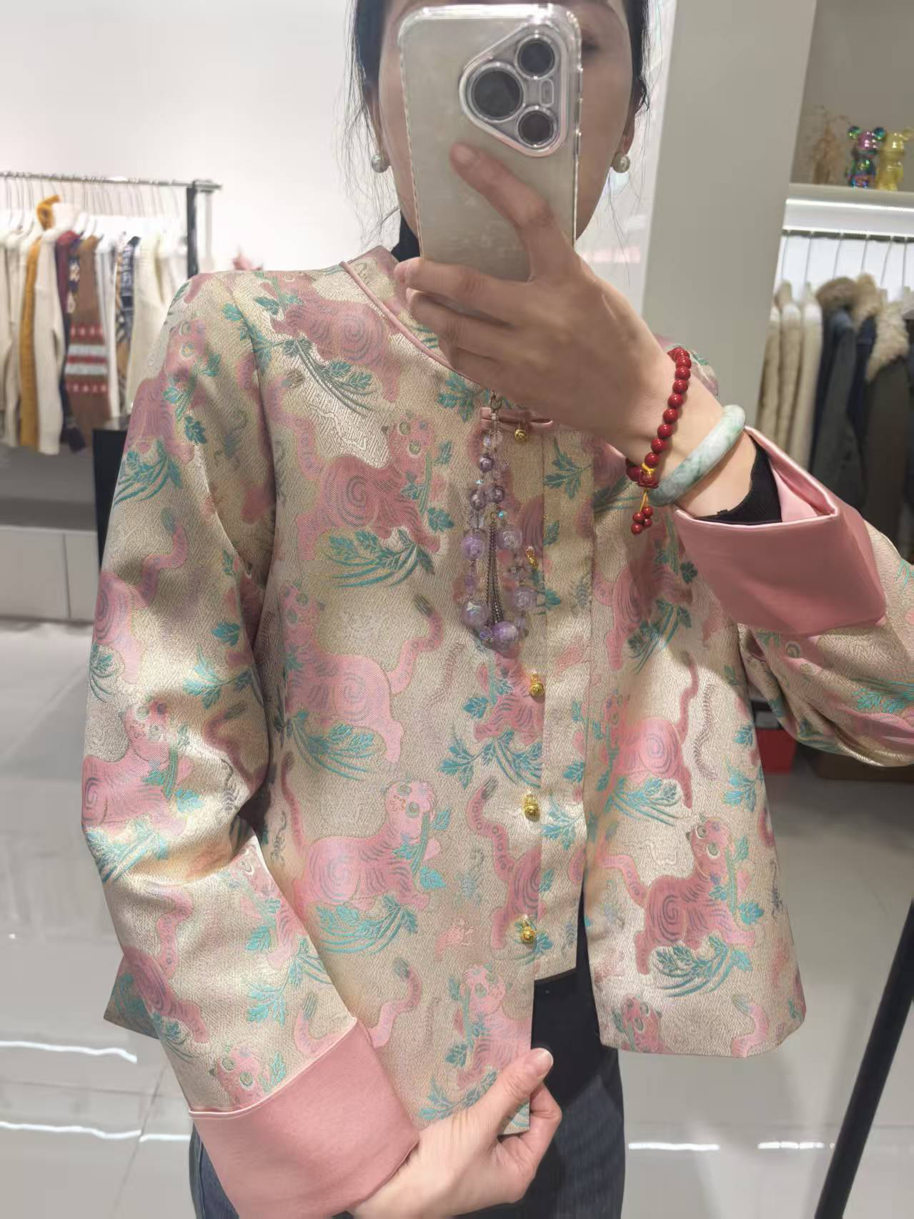 重工刺绣金线国风外套2025春款