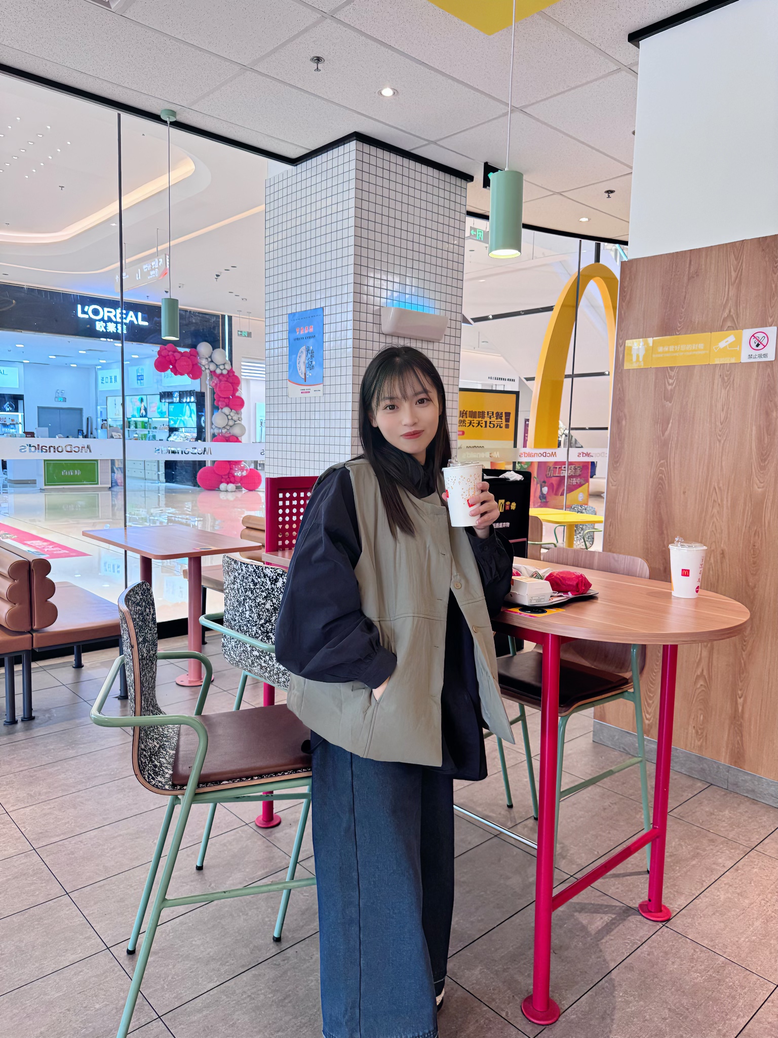 2024冬季爆款日韩系夹棉加厚慵懒风马甲纯棉衬衣两件套时尚休闲