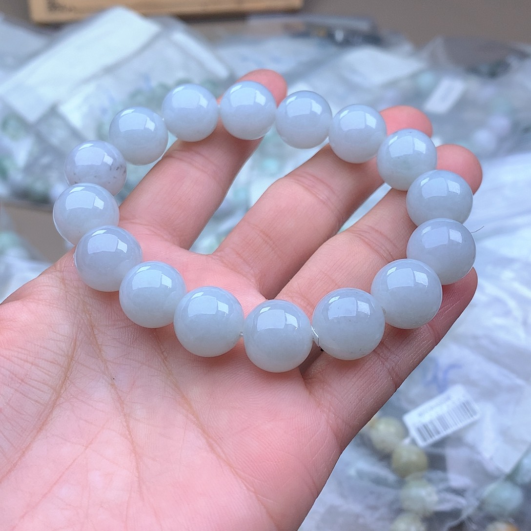 未镶嵌手串定制翡翠