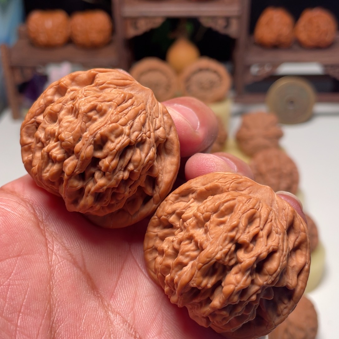 吊坠文玩核桃麦穗虎头