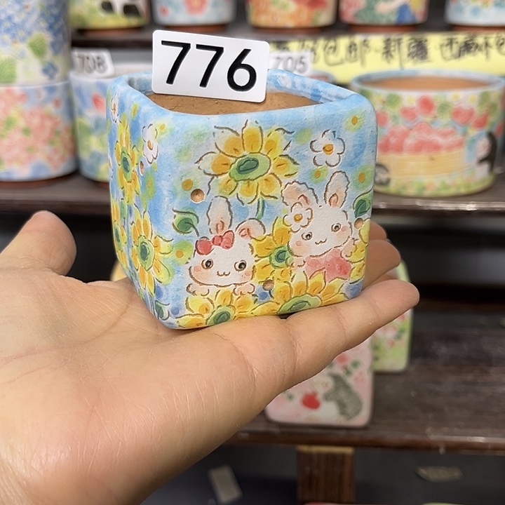 手工制作多肉花盆