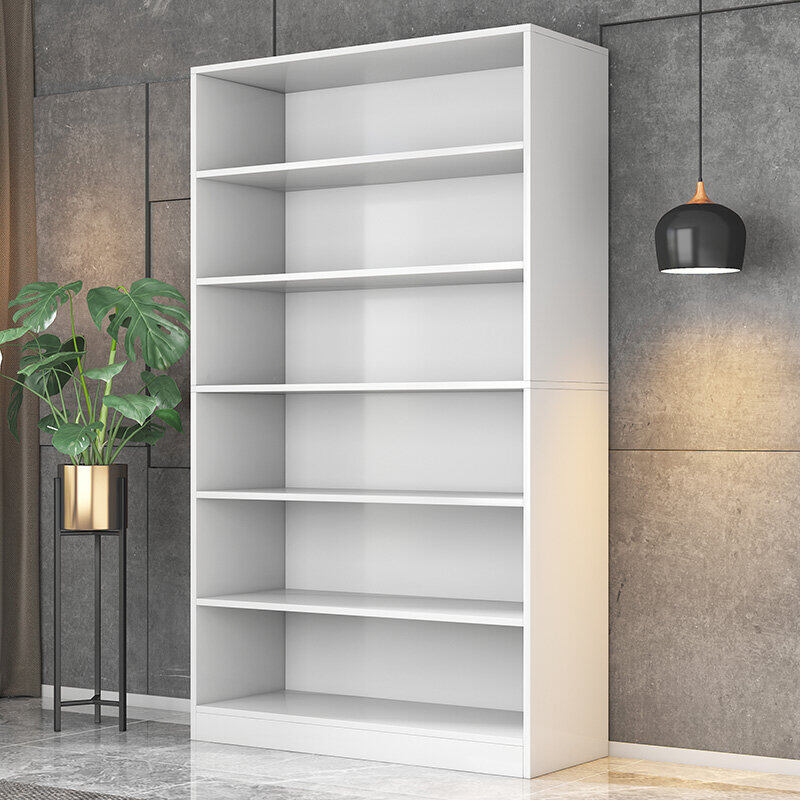 书架落地置物架简易靠墙转角书柜整墙一体收纳储物架组合展示柜子