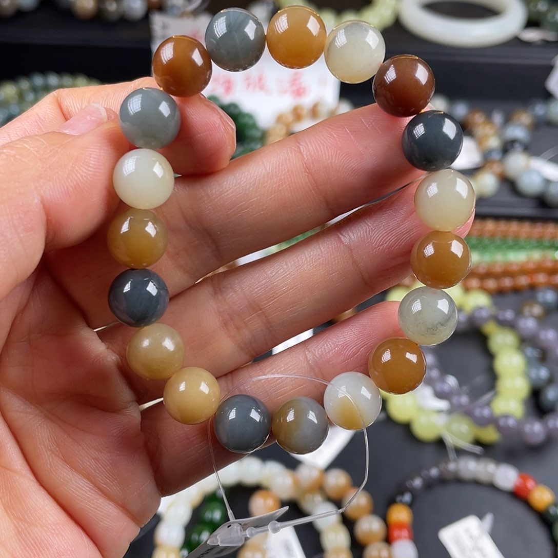 和田玉手链未镶嵌