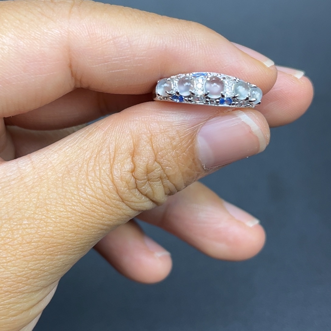 翡翠银S925镶嵌戒指