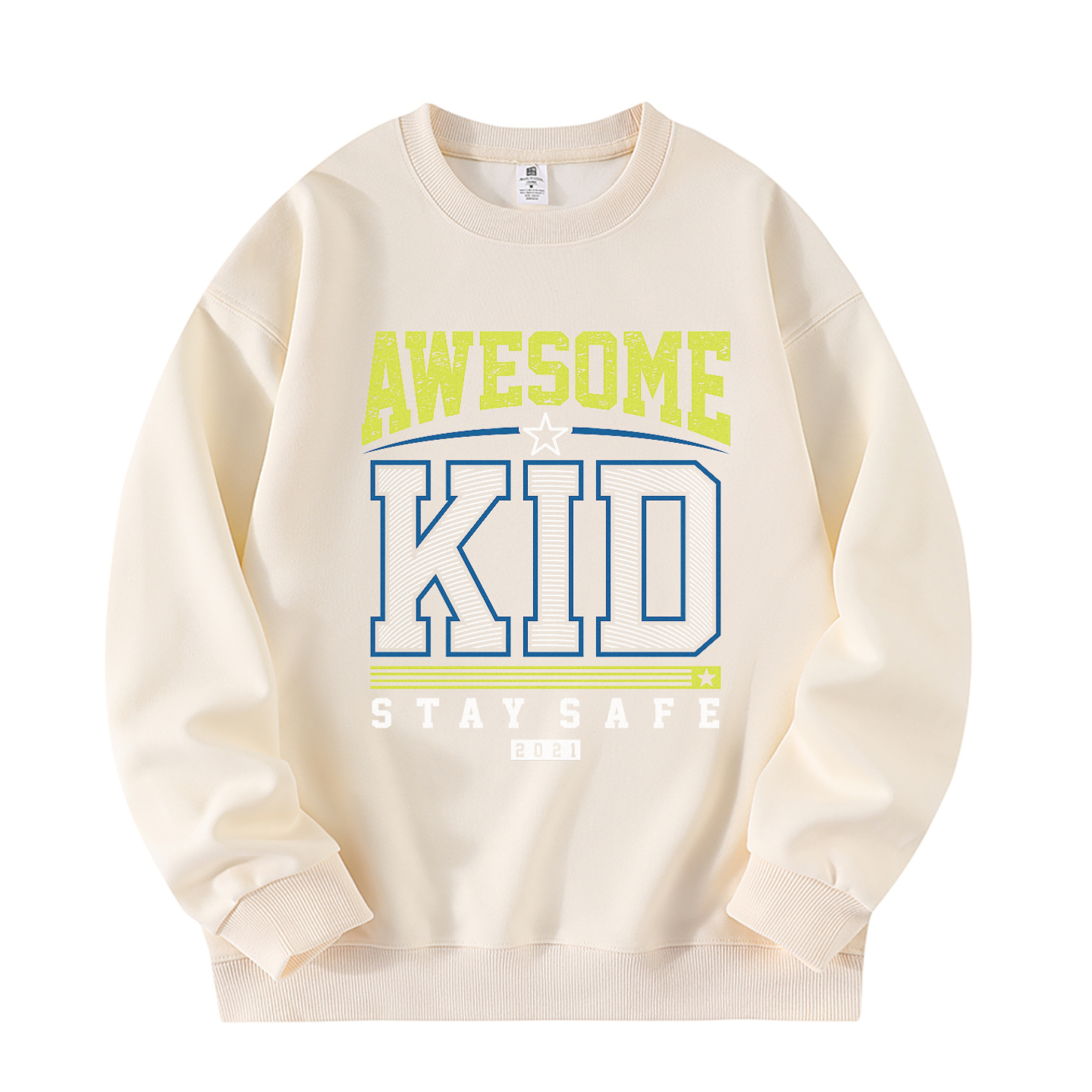 圆领春季印花耐磨卫衣长袖时尚秋冬宽松百搭卫衣