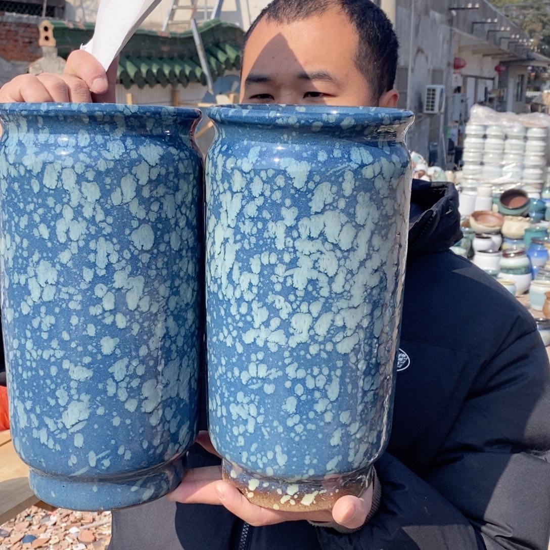 红陶杨杨花盆0213-1062