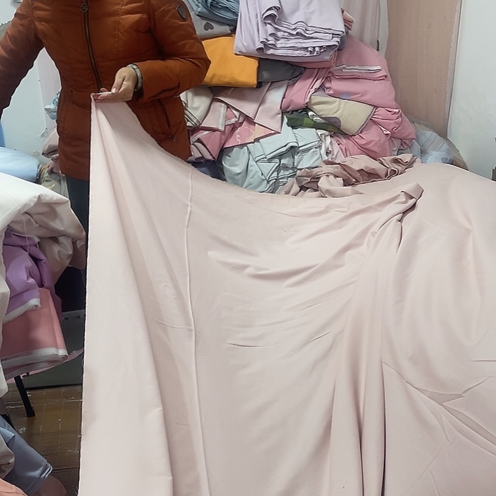 棉长绒棉镜面浅粉5米