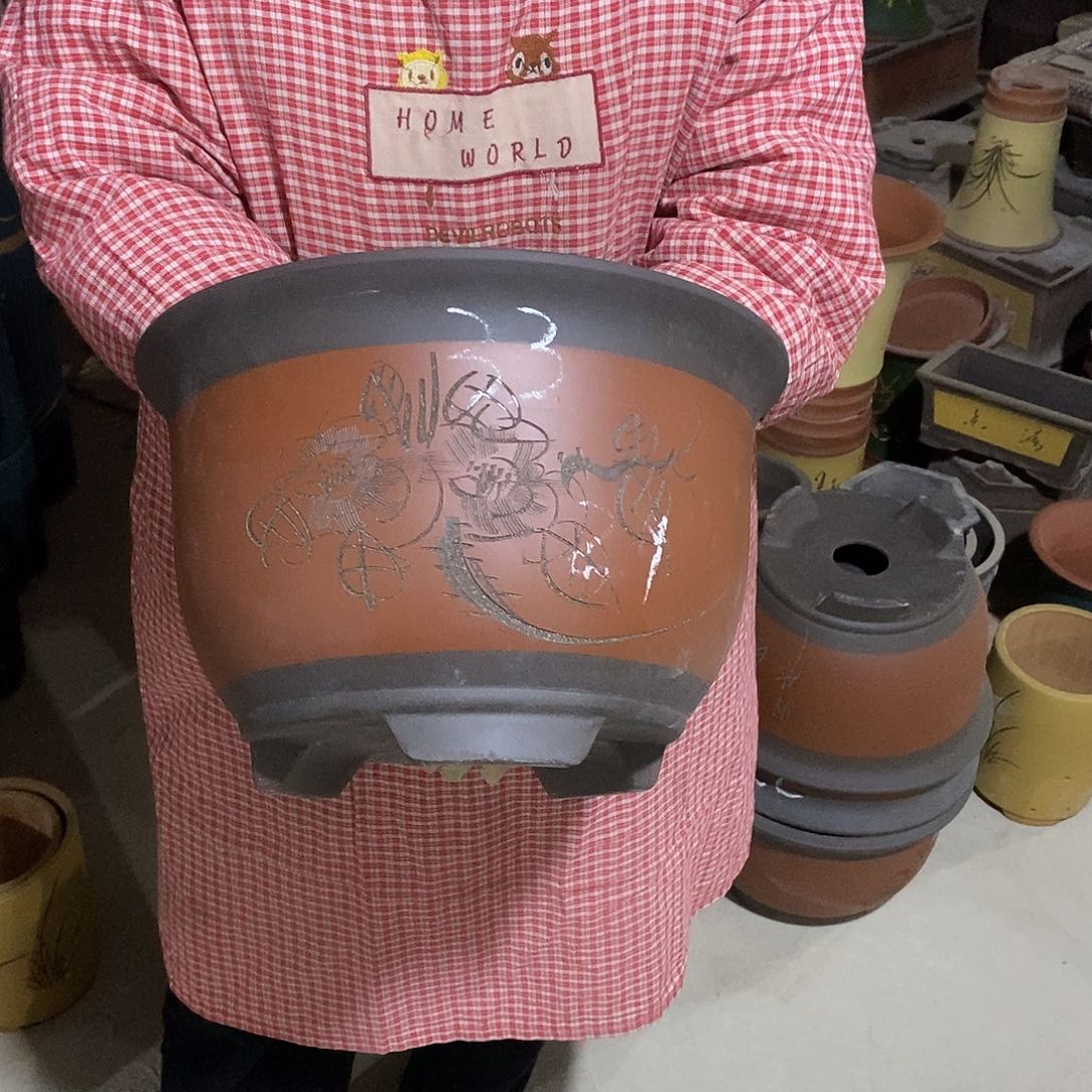 紫砂花盆紫砂花盆