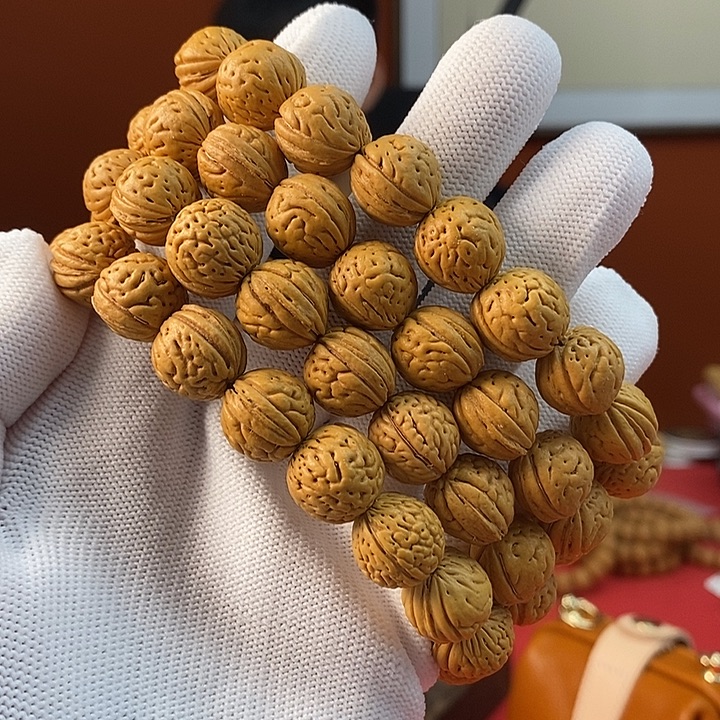 桃核手串A12 荔枝14 （尺寸误差0.5之间）