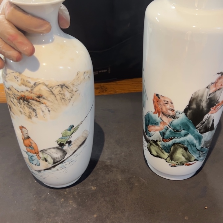 久***烤瓷片拾六家的瓷器瓷器