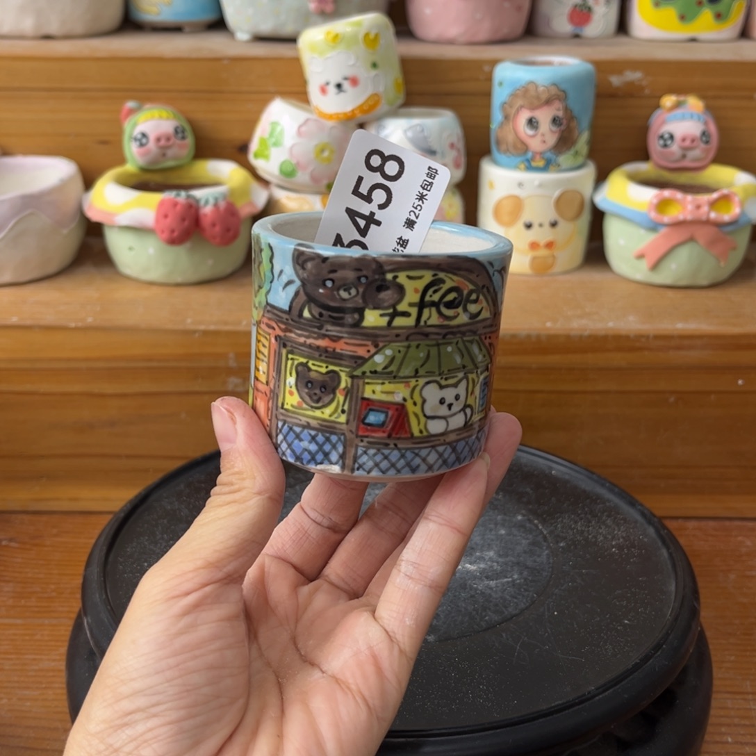 3458内口5.5景德镇手工制作瑕疵