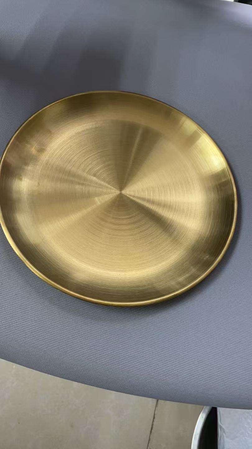 不锈钢盘子韩式盘(1单2个）