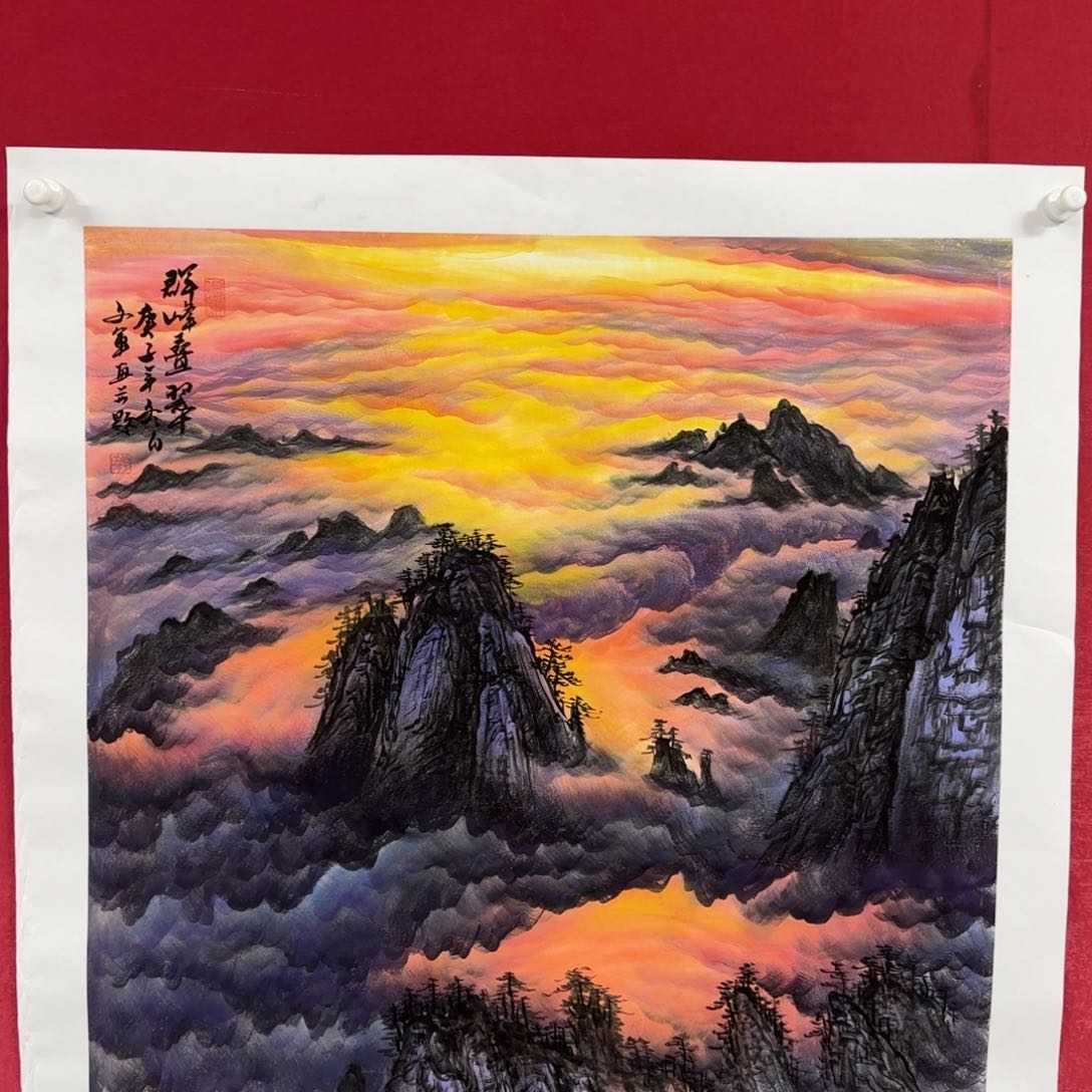 国画国画李文军教授精品