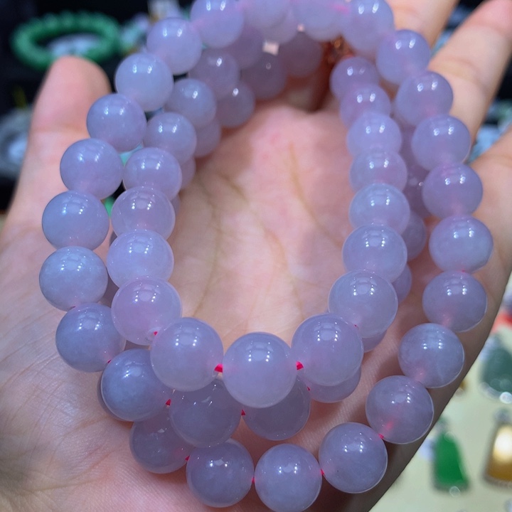 橙***子翡翠未镶嵌手链翡翠