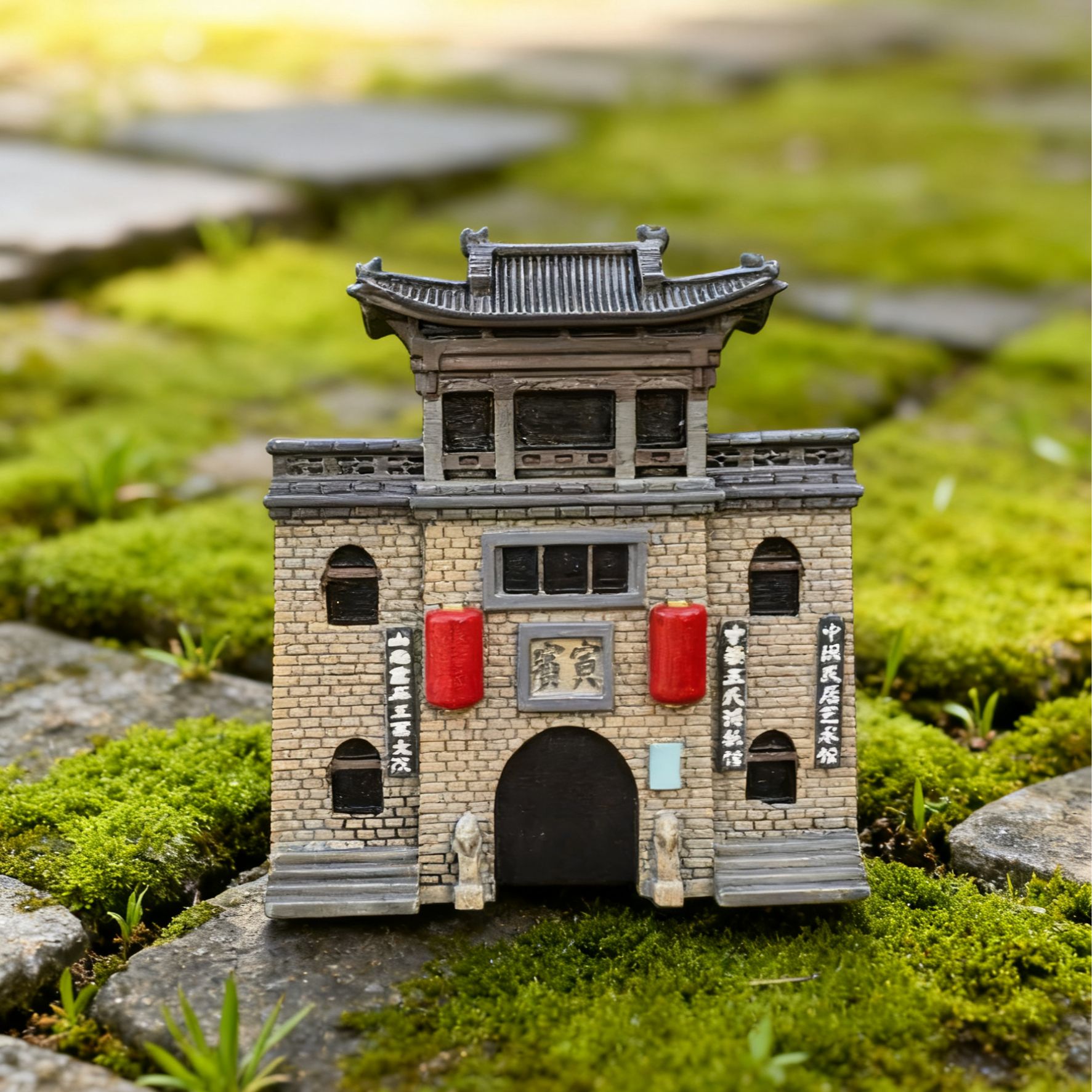 山西文创晋中王家大院立体树脂冰箱贴摆件山西古建