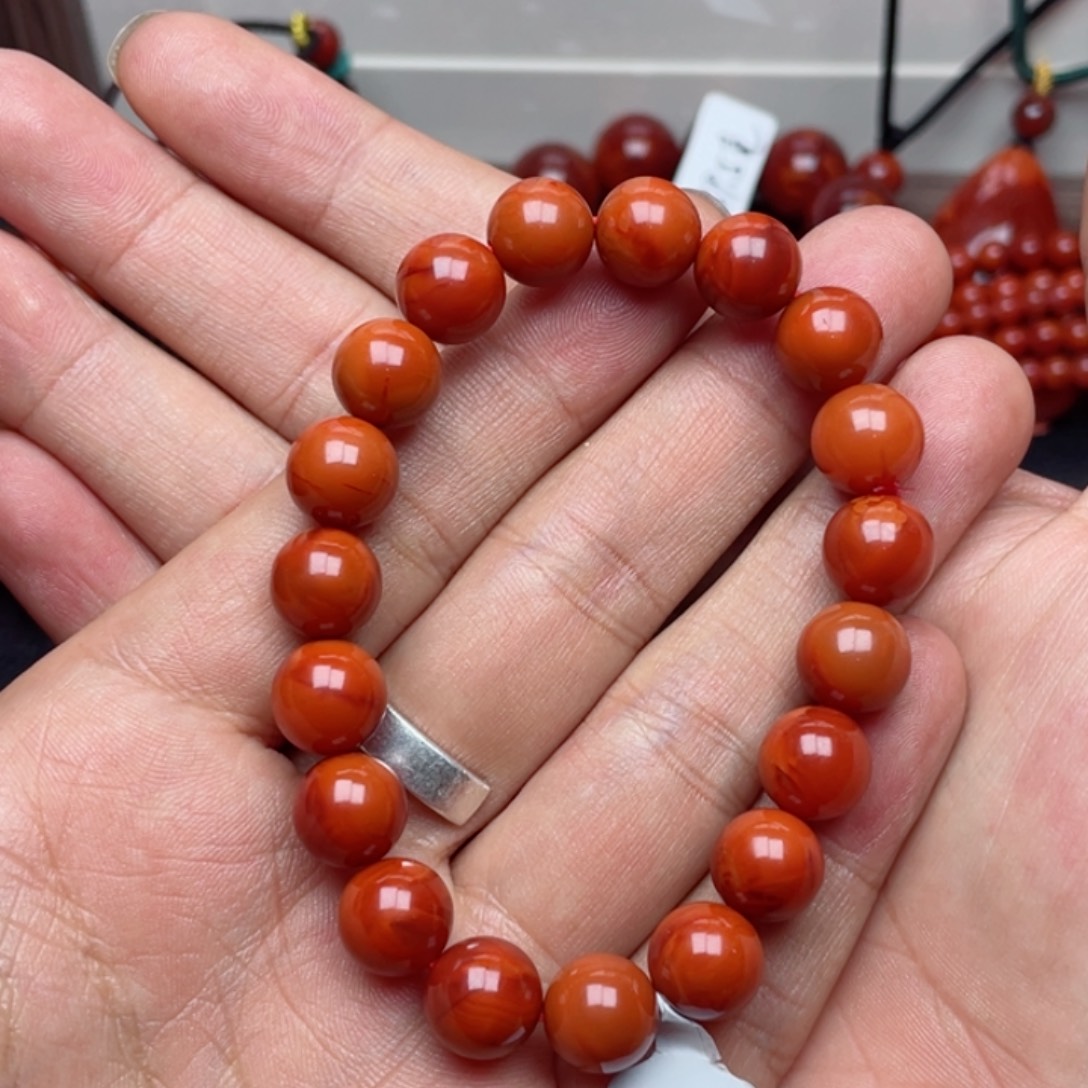 南红玛瑙单圈未镶嵌山*令