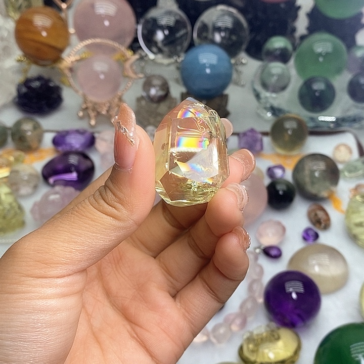 水晶摆件未镶嵌吊坠